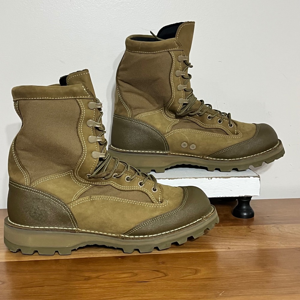 Bates USMC RAT Rugged All Terrain Combat Boots Mens 10 W Brown‎ E29502F Leather